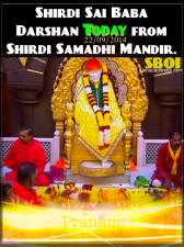 Shirdi Sai Baba Darshan Today 22-09-2014. SaiBaba Samadhi Mandir Shirdi , India. - 