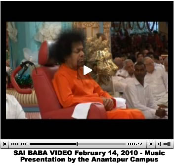 Read on with more new photos and SAI BABA video