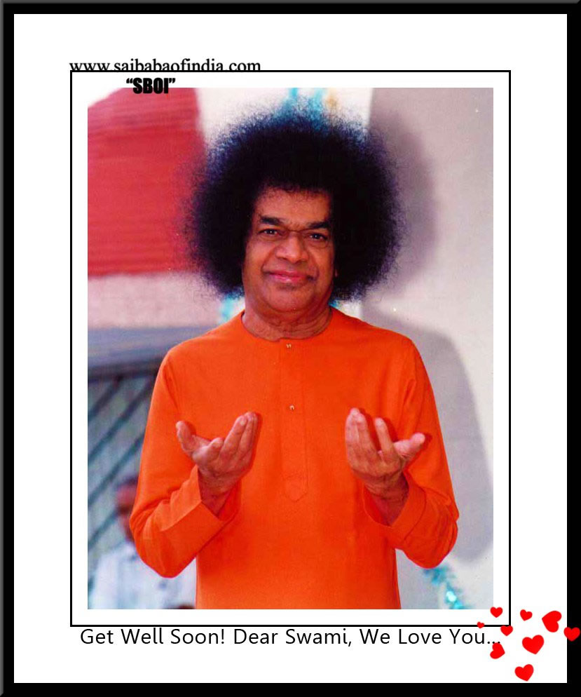 Get Well Soon! Dear Swami, We Love You...