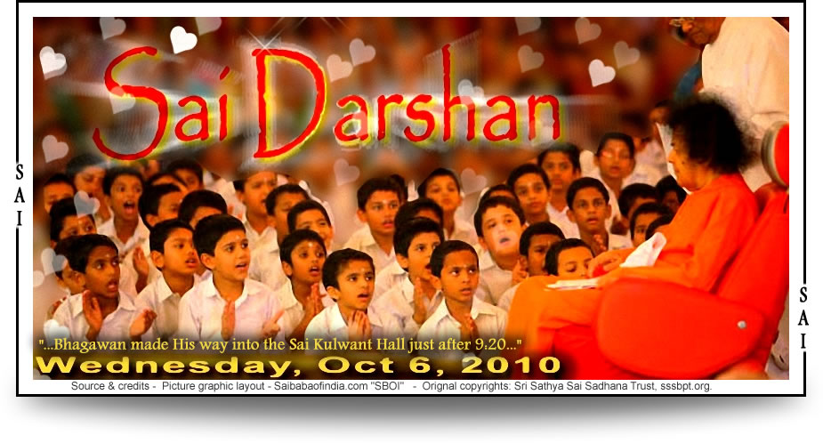 large-sai-baba-darshan-prasanthi-today-06-10-2010