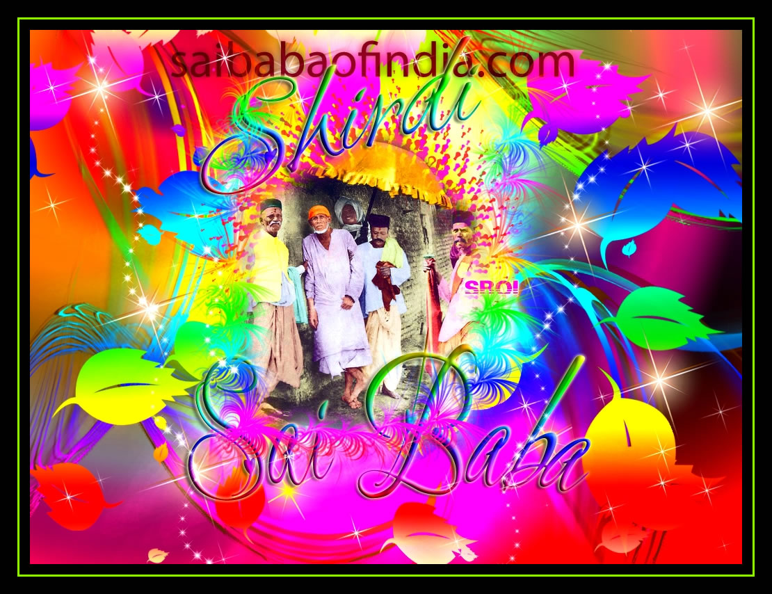 WALLPAPER- SHIRDI SAI BABA - Exclusive High Resolution Colour image