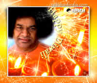 Sai Baba theme Diwali (Deepavali) Greeting cards & wallpapers 