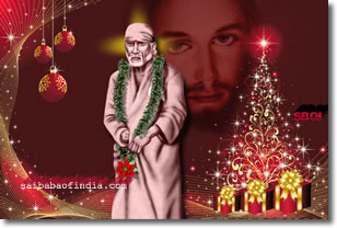 "Christmas blessings- Sri Shirdi Sai Baba"  