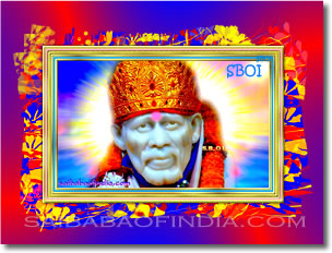 Latest Digitally enhanced High resolution, large size 1600 x 1200 Photo of Original Shirdi Sai Baba Murthi (Statue) from Shirdi, Samadhi Mandir - desktop wallpaper- 