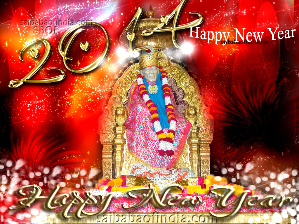 FREE DOWNLOAD SHIRDI SAI BABA DESIGN NEW YEAR GREEETING CARDS