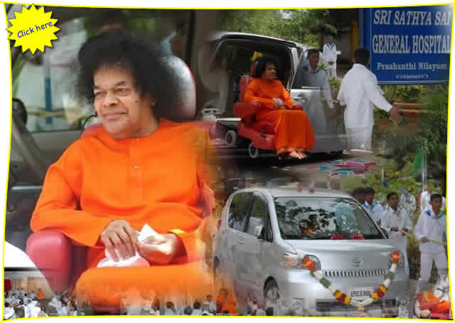 The Sri Sathya Sai General Hospital at Prasanthi Nilayam celebrated its anniversary today. Bhagavan came for morning darshan after 10.15 while the bhajans went on.