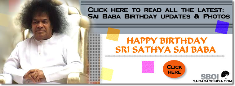 Updates : Happy birthday Sai Baba