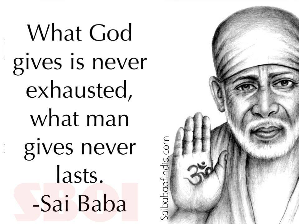 Image result for sai baba pictures with quotes
