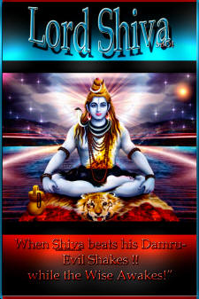 When Shiva beats his Damru- Evil Shakes !! while the Wise Awakes! 